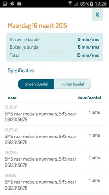 Mijn Simyo android App screenshot 2